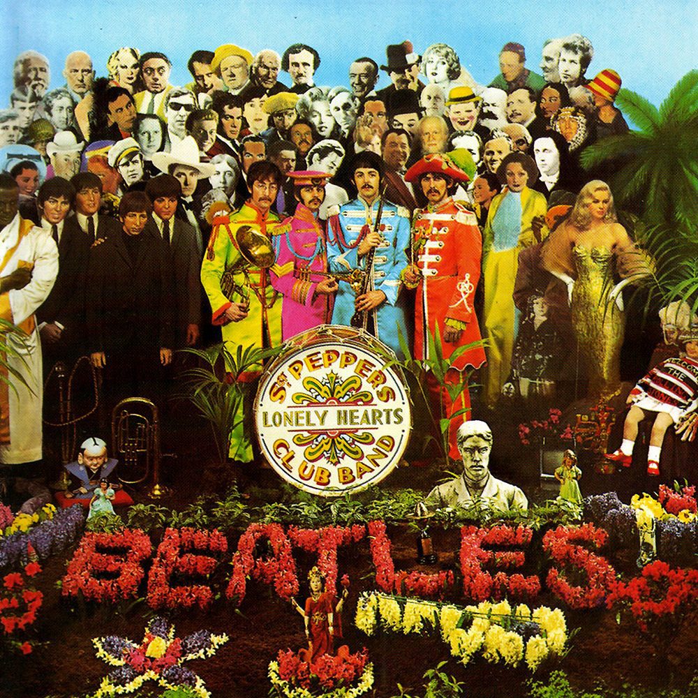 Capa do álbum Sgt. Peppers and the Lonely Hearts Club Band.