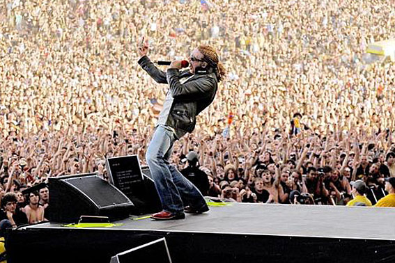 Axl Rose: espinha dorsal do atual Guns N Roses.ticketsthere.files.wordpress.com