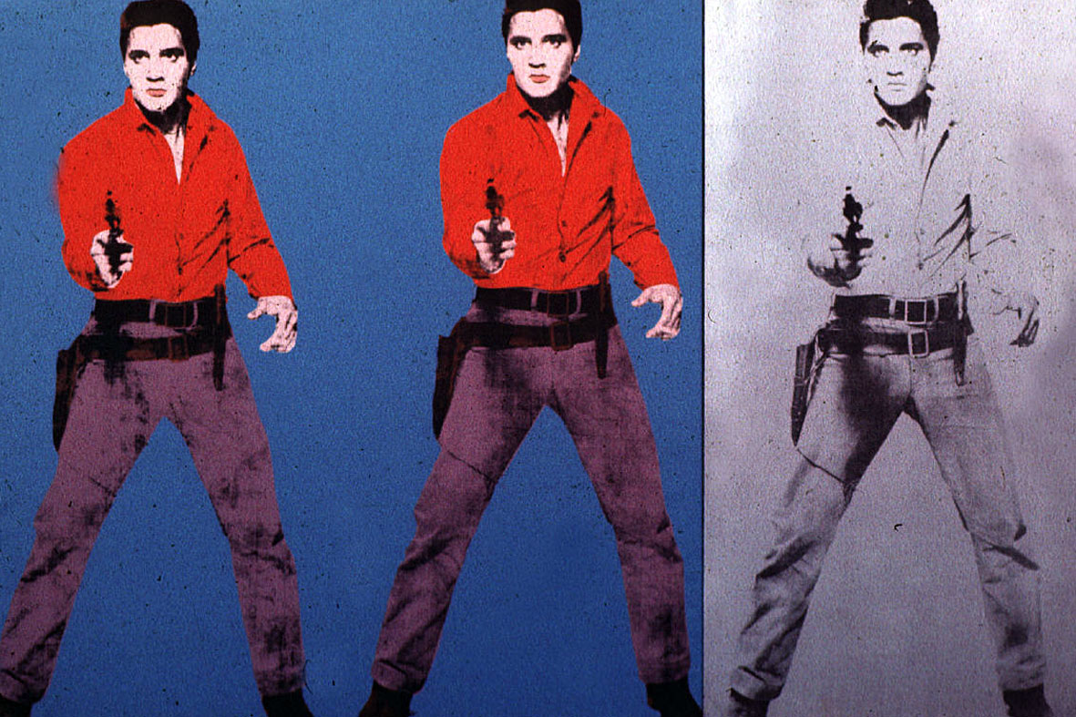 Elvis retratado por Andy Warhol: provocativo e irônico.Divulgação