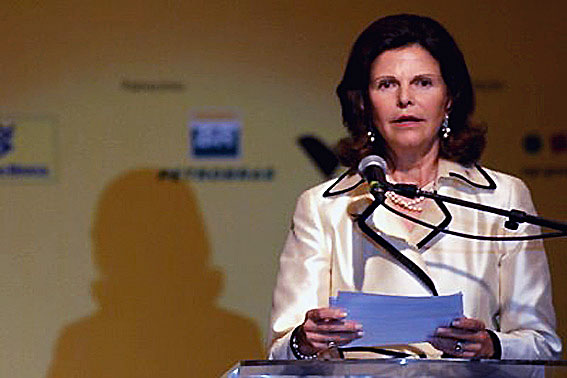Rainha sueca abrirá seminário na quinta-feira