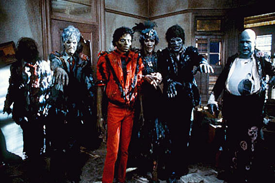 Cena de Thriller: clipe clássico terá versão 3D.dailymail.co.uk