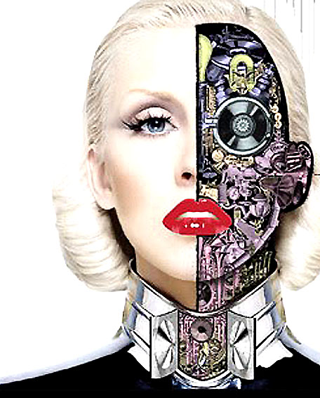 Detalhe da capa do novo disco de Christina Aguilera