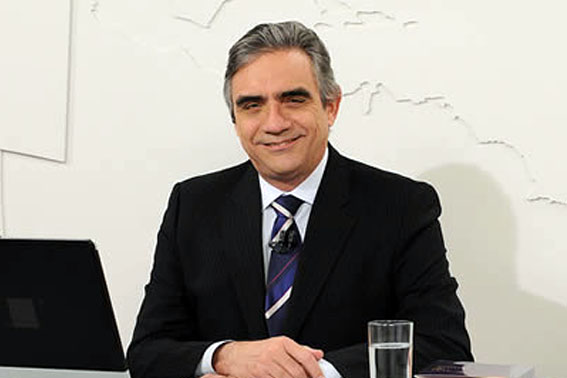 Paulo Markun é um dos apresentadores do programa Lá e Cá.mondobhz.com.br