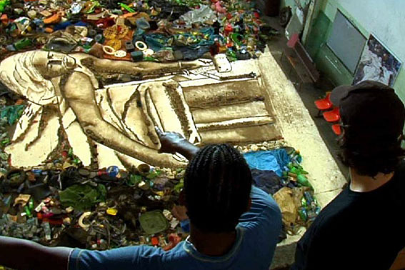 Documentário mostra processo de transformação de lixo em arte.Divulgação
