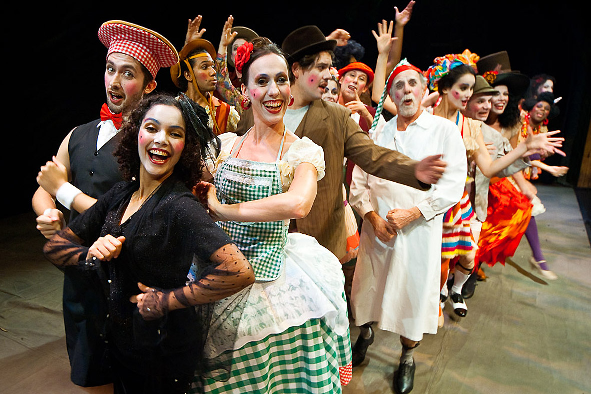 Elenco de Bixiga: musical 100% brasileiro marca os 30 anos do Teatro Sergio Cardoso.Divulgação
