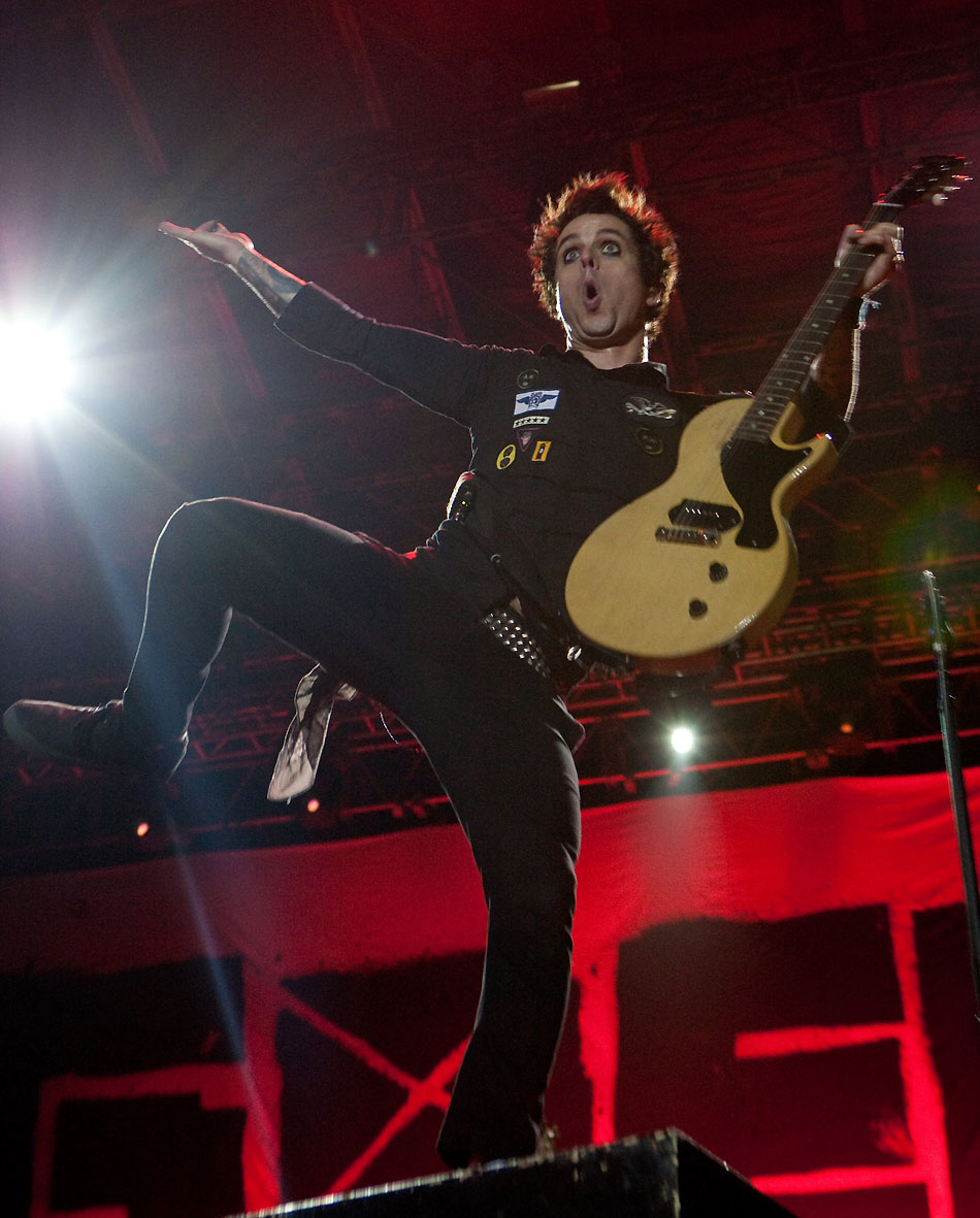 Green Day levanta platéia no Anhembi.Divulgação