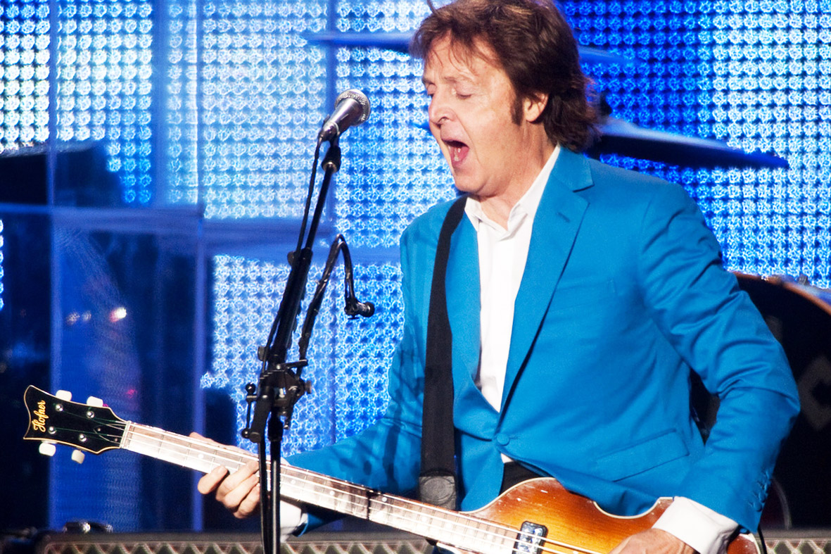 Paul McCartney lota Morumbi no primeiro show em São Paulo. Marcos Hermes/Divulgação