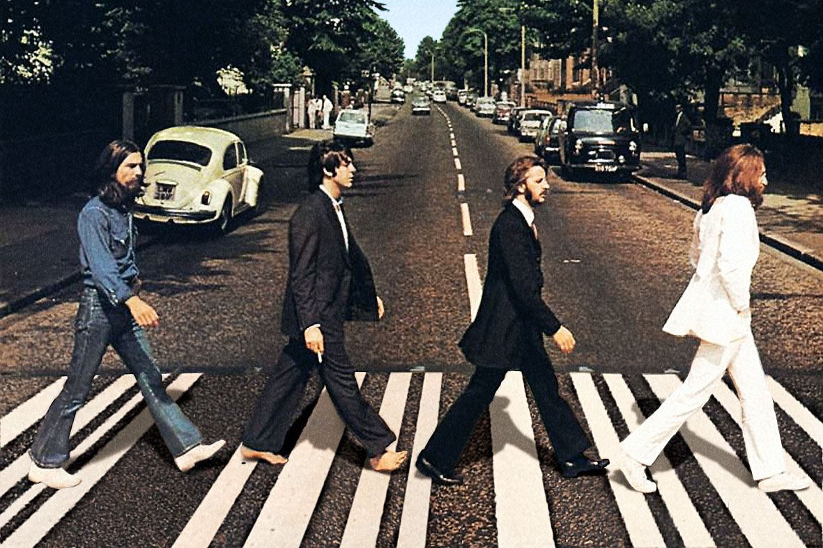 aixa de pedestres próxima ao estúdio Abbey Road