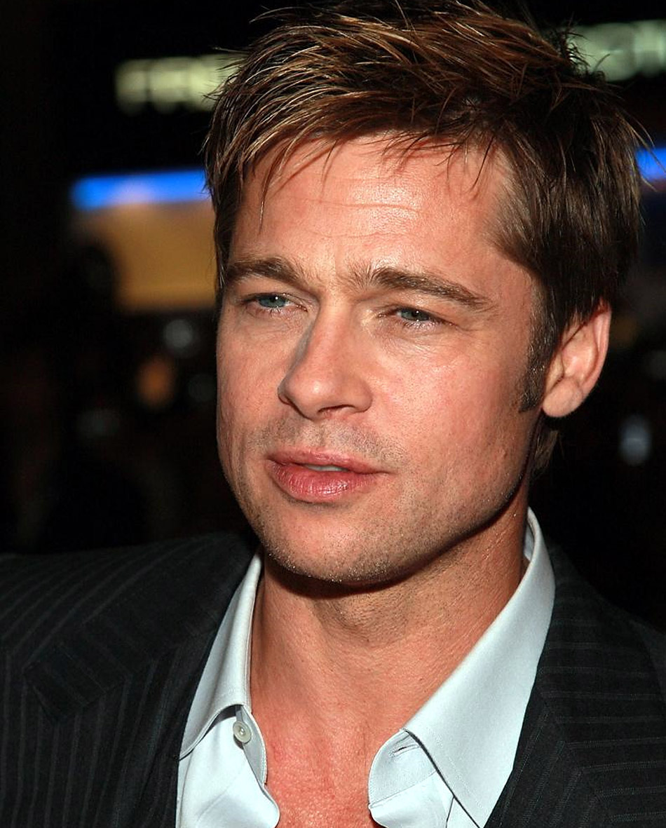 Brad Pitt é o personagem principal de Coogans Trade.celebpicturesnow.com