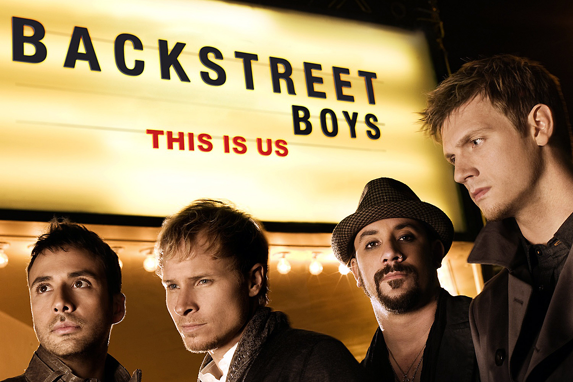 Os Backstreet Boys atualmente: show include canções dos tempos de sucesso.Divulgação