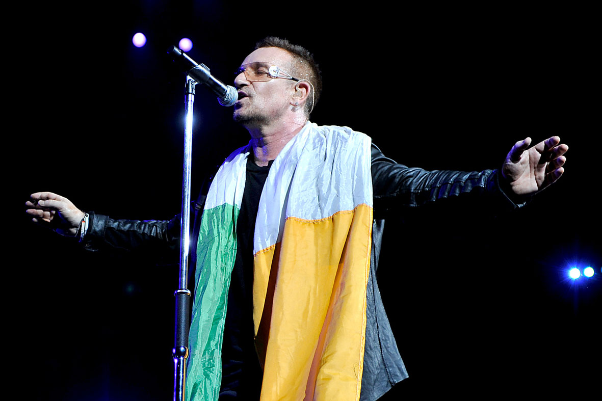 Bono encontrou a presidente Cristina Kirchner