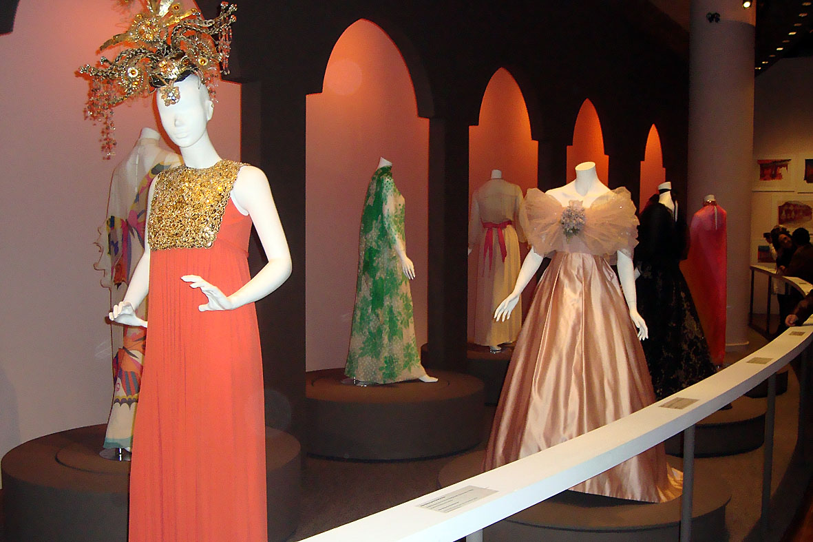 Vestidos  da princesa Grace de Mônaco são  um dos itens mais badalados da exposição. Vanessa Wohnrath/BR Press