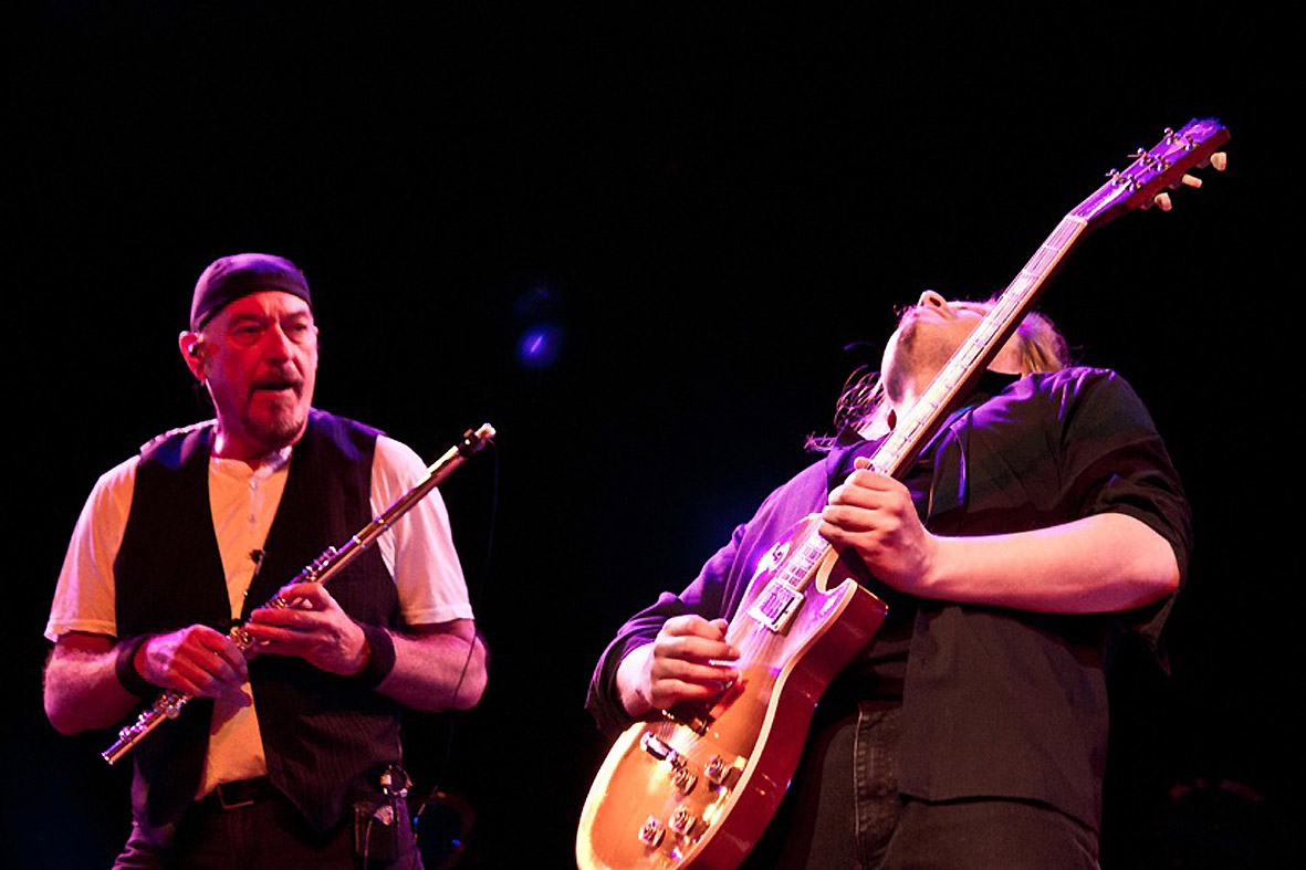 Ian Anderson e  o guitarrista Florian Opahle
