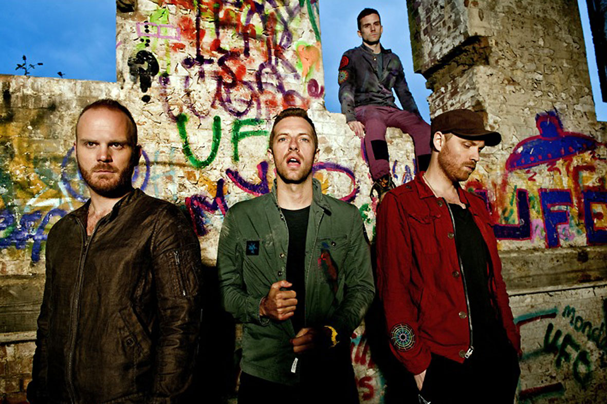O Coldplay cm visual mais rebelde