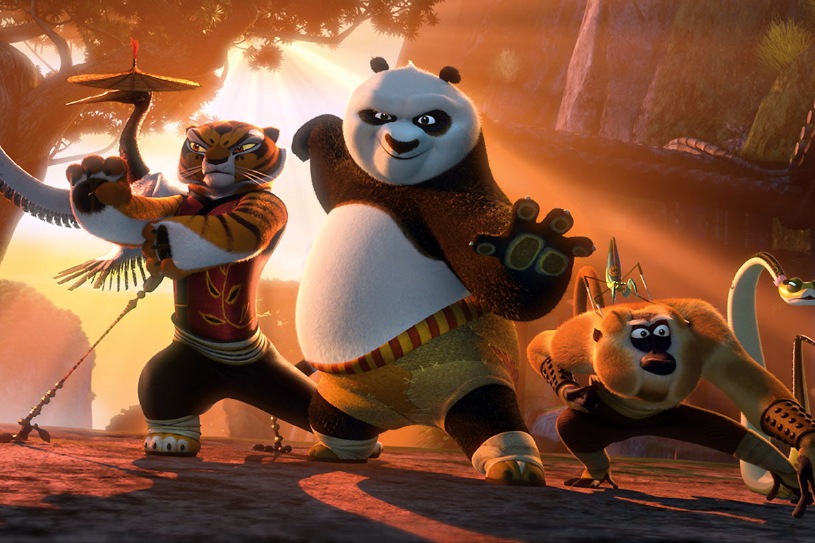 Kung Fu Panda é o grande lançamento da semana. Divulgação