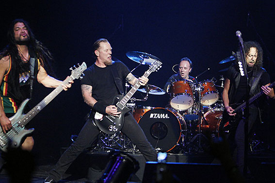 Metallica: animado por gravar novo disco com Lou Reed.Divulgação