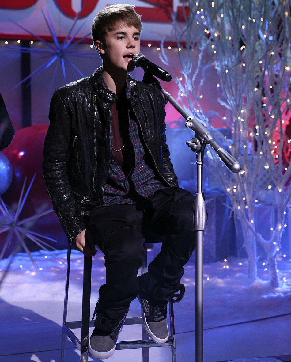 Justin Bieber em episódio de Natal de Sem Sentido. Divulgação