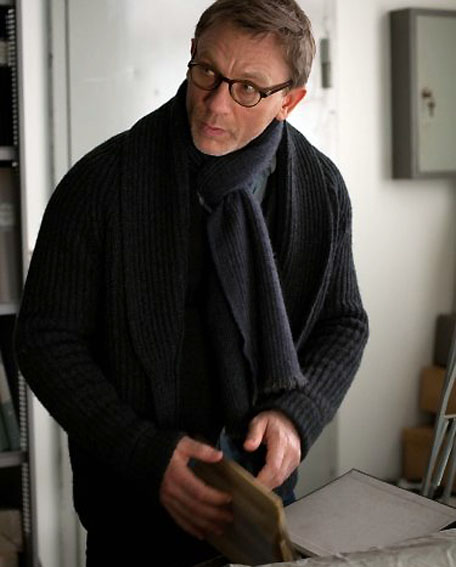 Daniel Craig como o jornalista Mikael Bomkvist em Os Homens Que Não Amavam As Mulheres. Divulgação