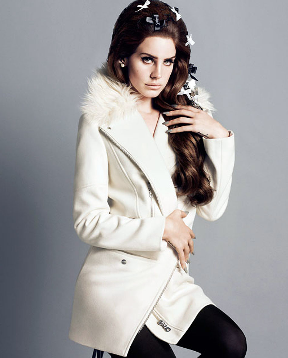 Lana Del Rey em campanha para marca H&M. Foto: Divulgação