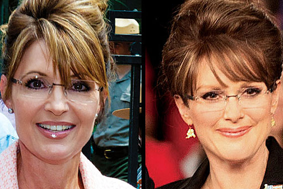  Sarah Palin e Julianne Moore: incrível semelhança. Divulgação