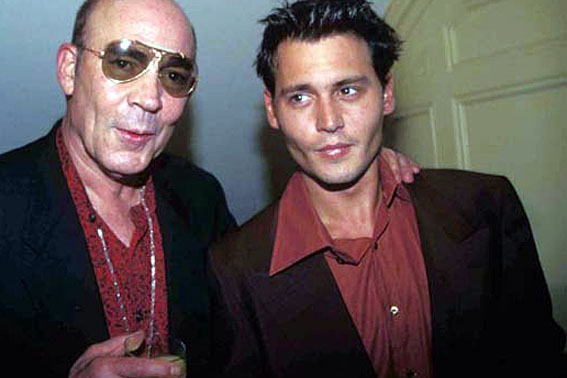 Hunter S. Thompson e Johnny Depp se encontram antes de o jornalista morrer