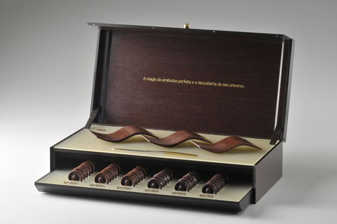 Caixa do chocolate Aquim Q custa aproximadamente R$ 2 mil. Foto: Divulgação