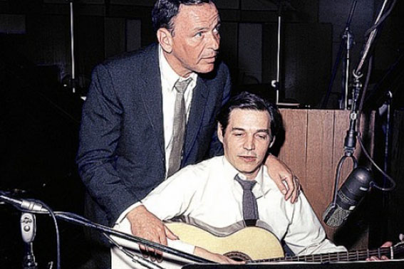 Tom Jobim com Frank Sinatra