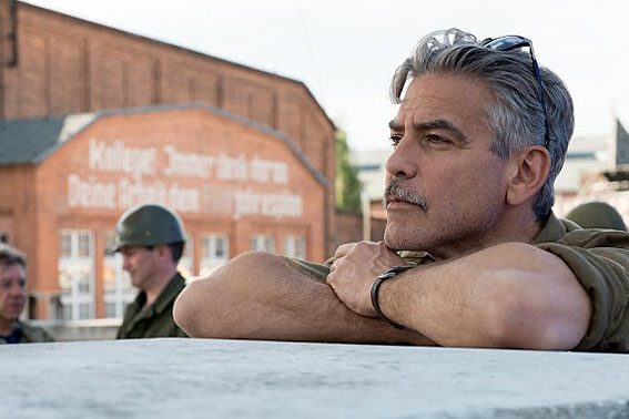 eorge Clooney em cena de Caçadores de Obras-Primas. Foto: Divulgação