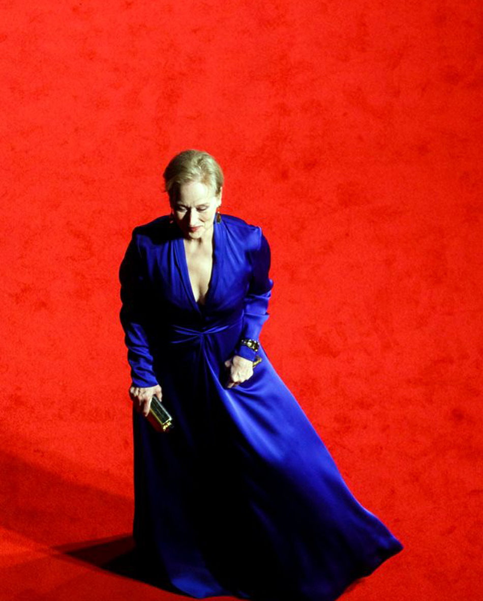 Meryl Streep no red carpet do London Film Festival