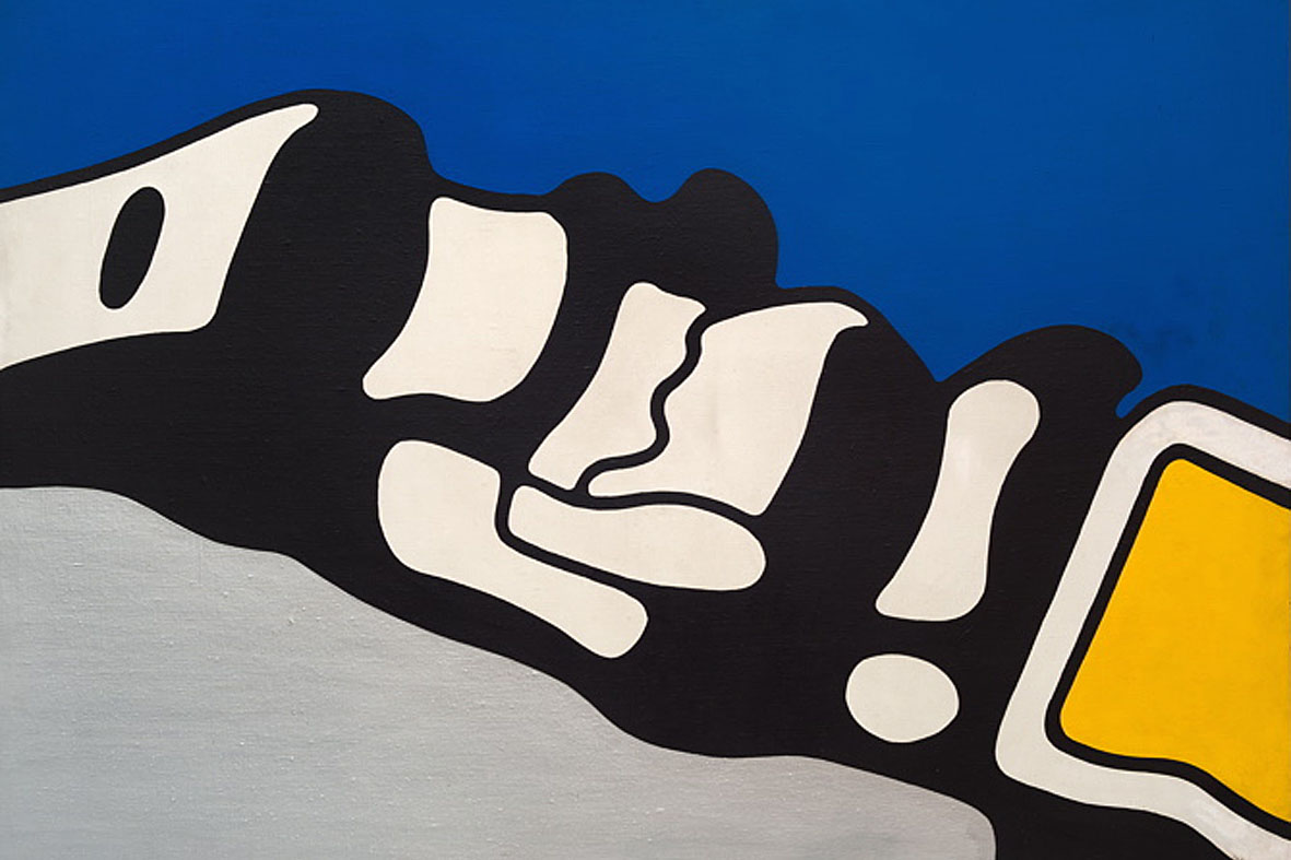 Cinturão: obra de Pop Art de Claudio Tozzi denuncia a censura nos anos 60. Reprodução: ceciliabrunsonprojects.com