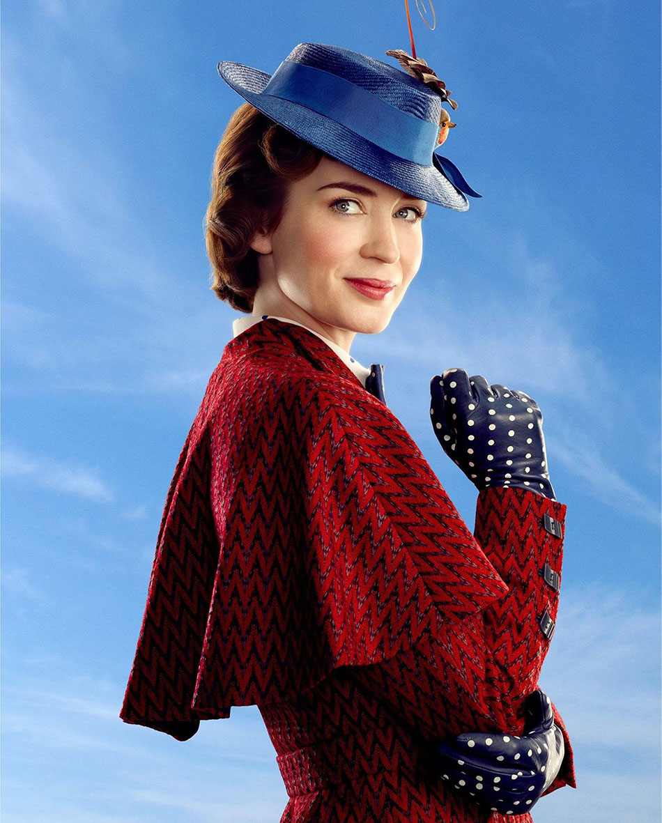 Emily Blunt se prepara para viver Mary Poppins no cinema. Foto: Walt Disney Studios