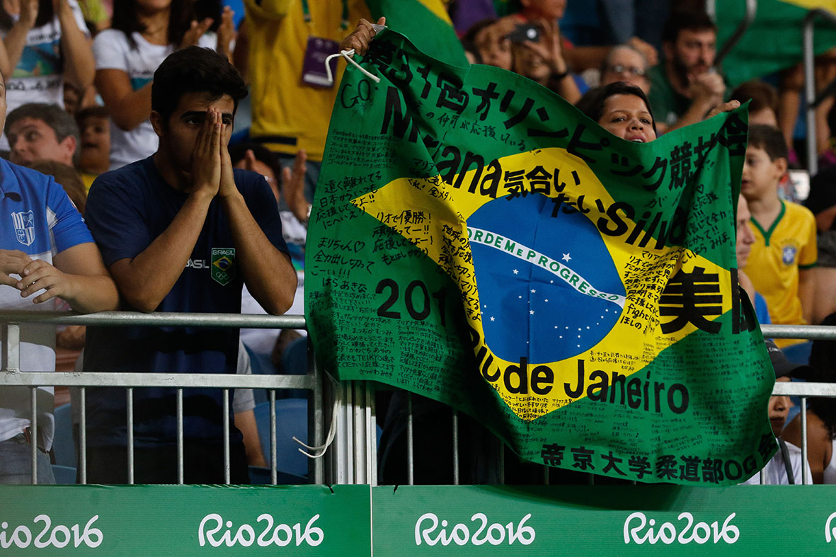 Some Brazilians bring the boo habit from football stadiums to the Olympic arenas. Photo: Fernando Frazão/Agência Brasil