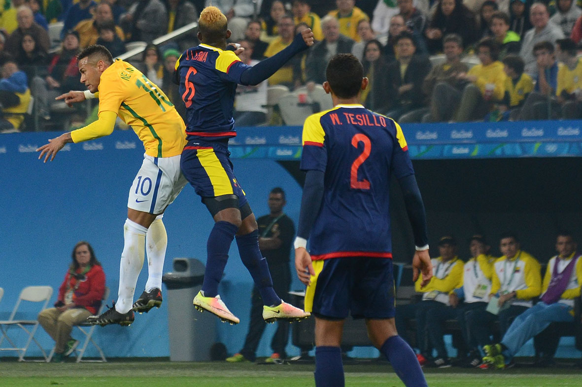 Colombians wanted Neymar out the of game and  heavily criticised the Brazilian icon. Photo: Rovena Rosa/Agência Brasil