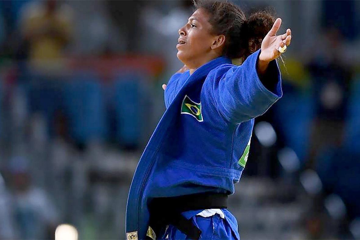 The tears of judoka Rafaela Silva as she won Brazilian first gold medal at Rio 2016 were just as moving as her personal story. Photo: rio2016.com