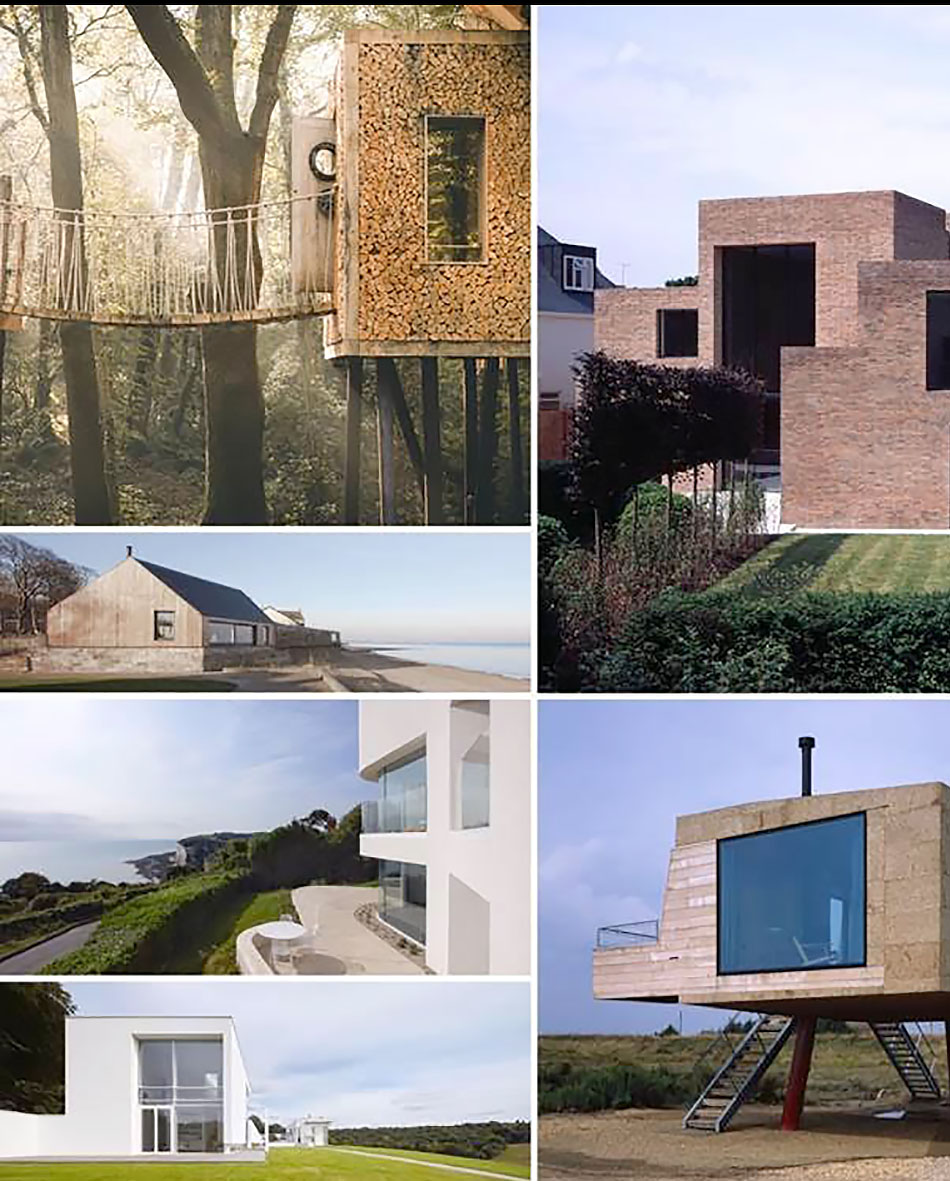 Casas britânicas que concorrem ao prêmio do Royal Institute of British Architects. Foto: Divulgação