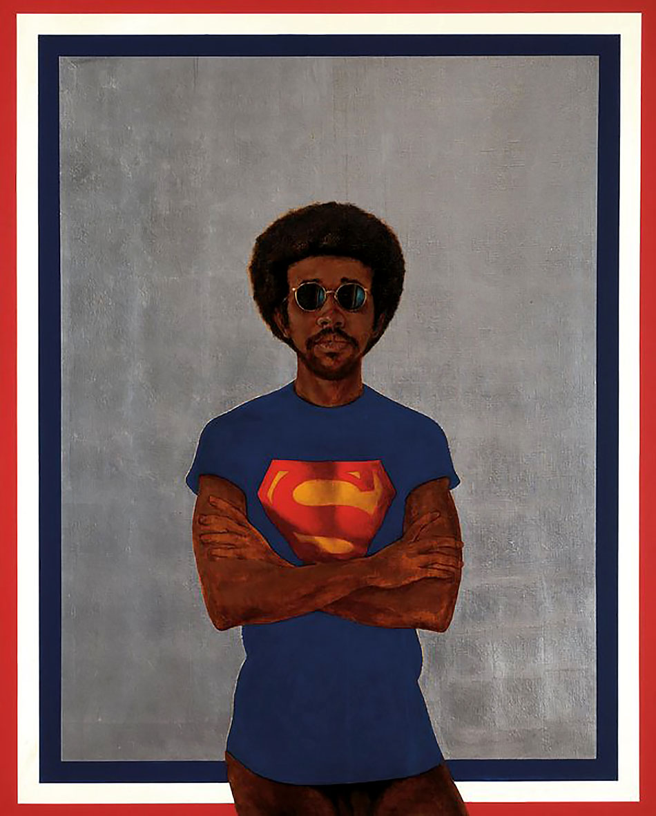 Tela de Barkley L. Hendricks:  Icon for My Man Superman