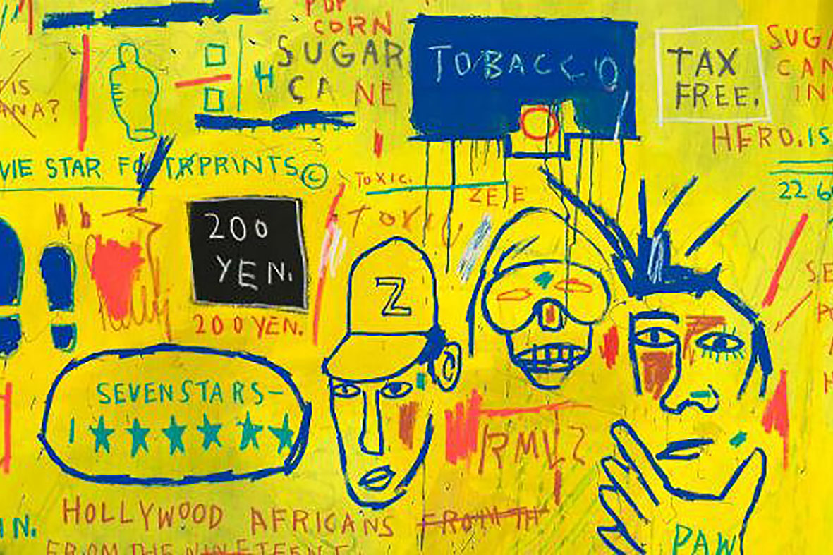 Basquiat: do graffiti às galerias de arte. Foto: Divulgação