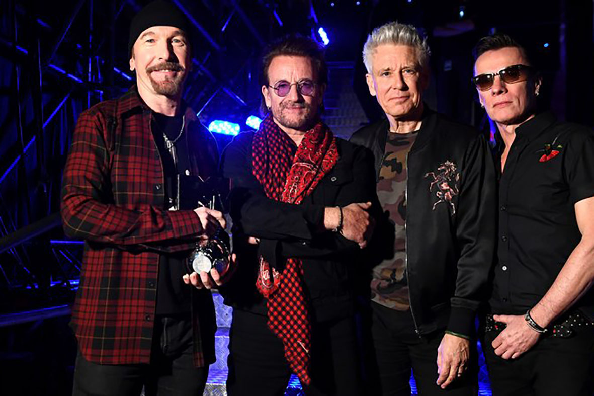 Sessão exclusiva do U2 para o Spotify tem cover de What’s Going On?