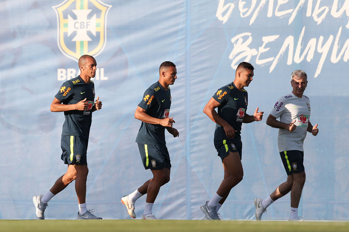 Treino da Seleção brasileira em Sochi