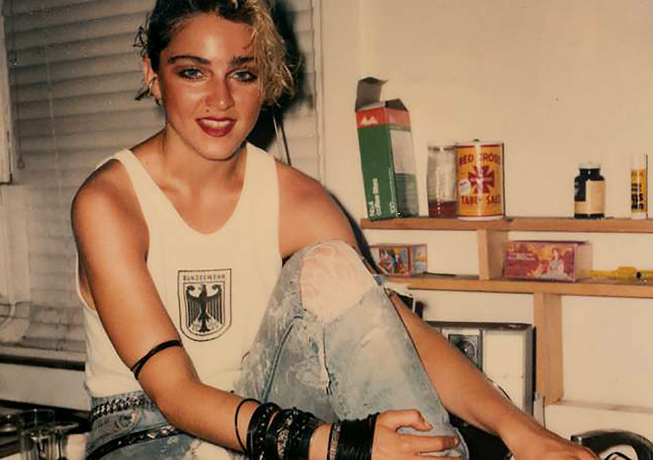 Madonna em seu apartamento em Nova York. Foto: Richard Corman