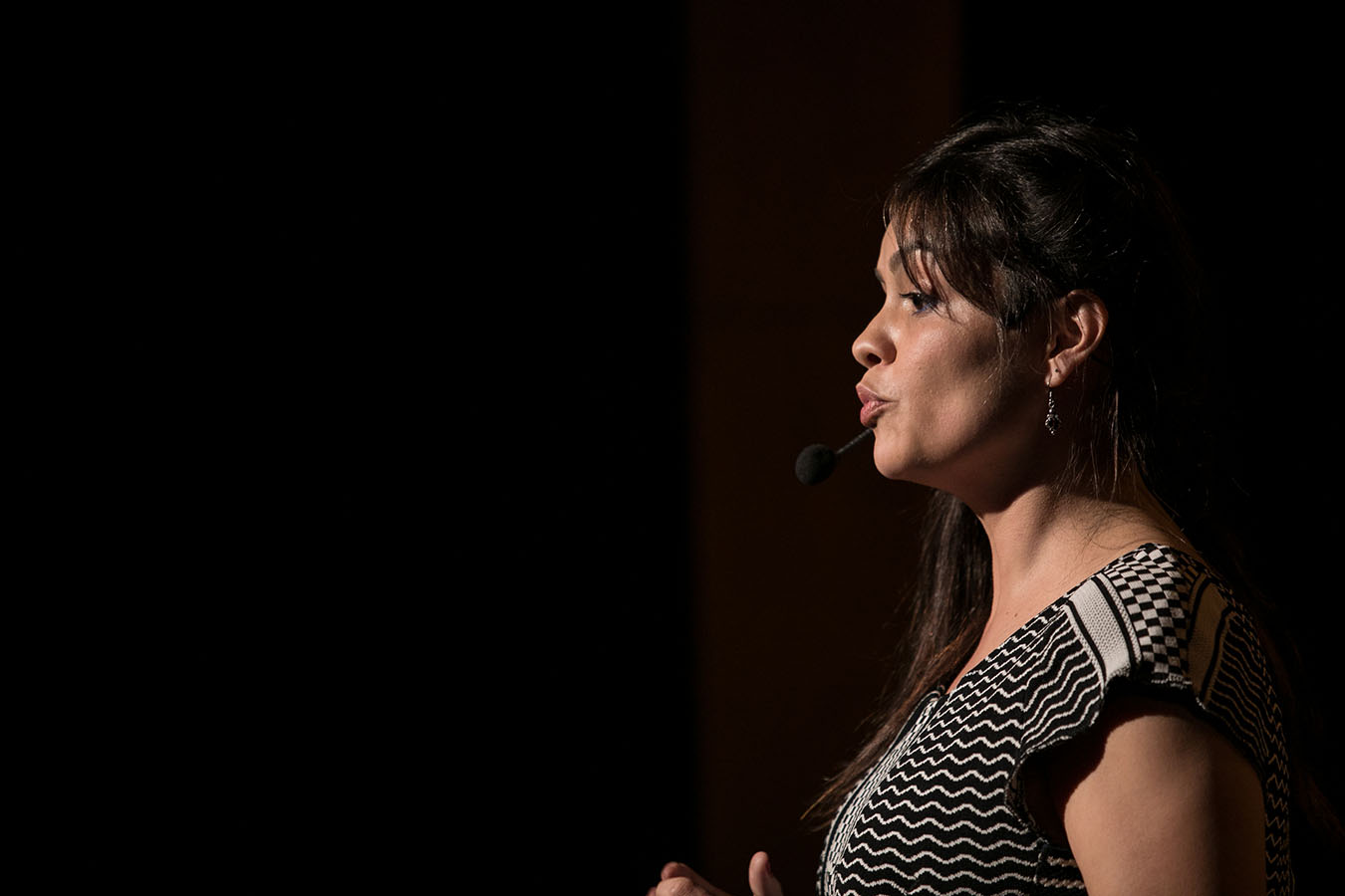 Emilie Andrade, contadora de histórias e criadora da Sementeira. Foto: Pedro Ivo