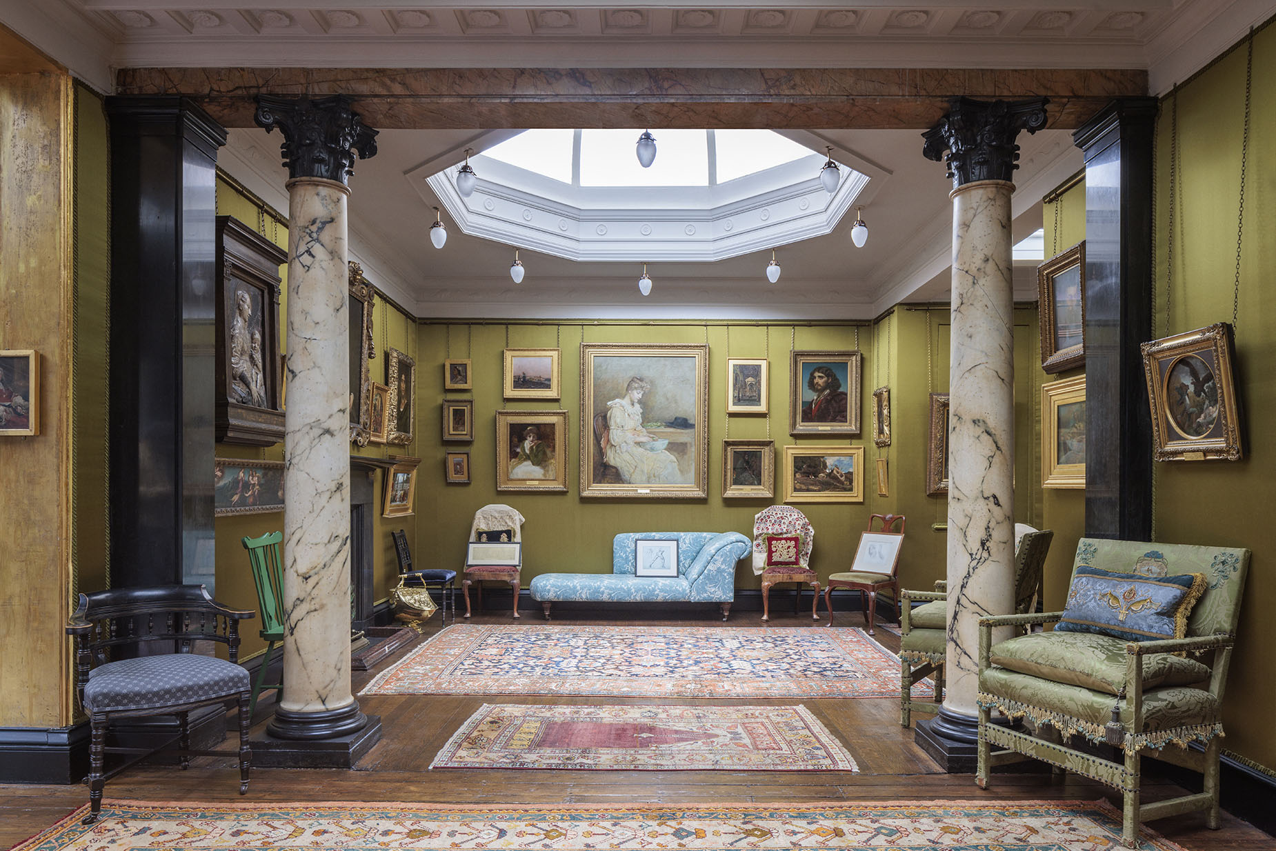 O Silk Room, da Leighton House: aconchego da era vitoriana. ©RBKC Foto: Dirk Lindner